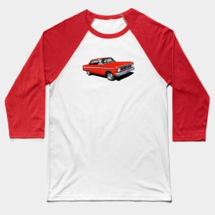 1965 Ford Falcon Futura in poppy red Baseball T-Shirt